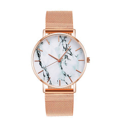 Rose Gold Marble Women's Watch